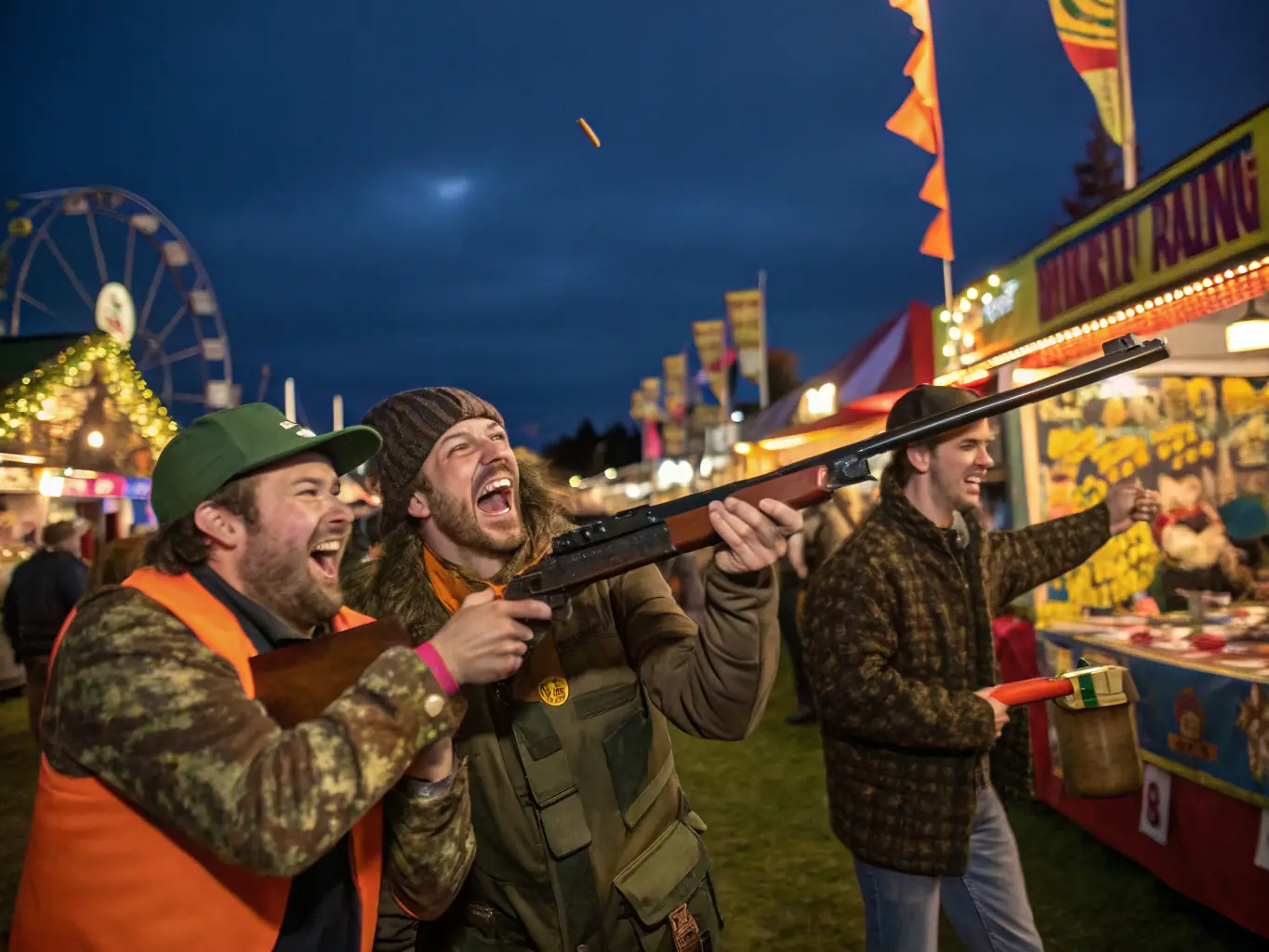 A group of ACHS members participating in a community event, showcasing the club's commitment to local engagement and support. The image captures the camaraderie and shared passion for hunting.